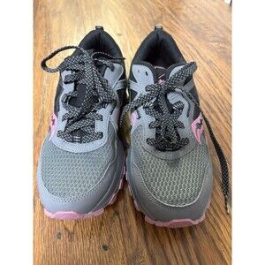 Saucony Excursion TR16 Gray Black Pink Trail Running Sneaker Shoes Women Sz 7